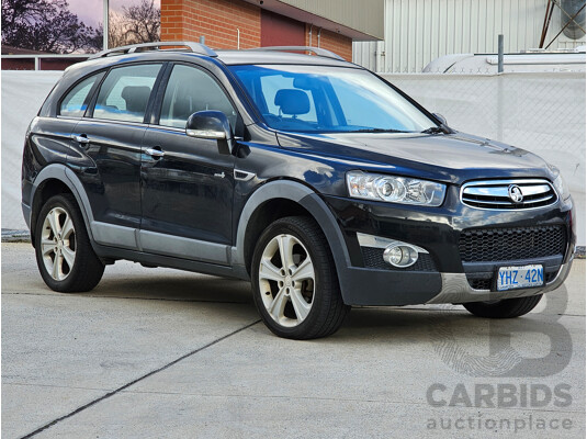 5/2012 Holden Captiva 7 LX (4x4) CG SERIES II 4d Wagon Black 2.2L