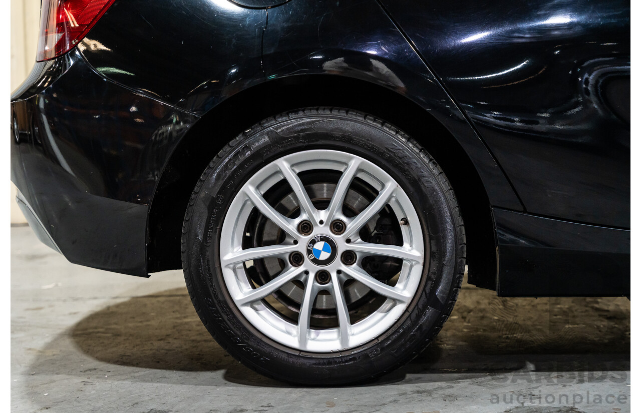 6/2013 BMW 116i F20 5d Hatchback Black Turbo 1.6L