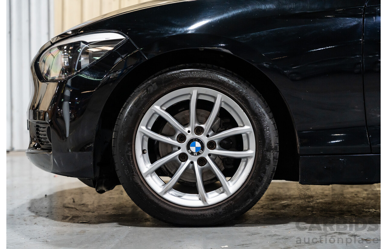6/2013 BMW 116i F20 5d Hatchback Black Turbo 1.6L