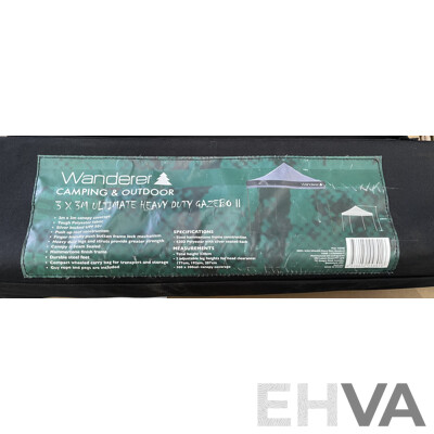 Wanderer Classic Gazebo 3x3m with Carry Bag