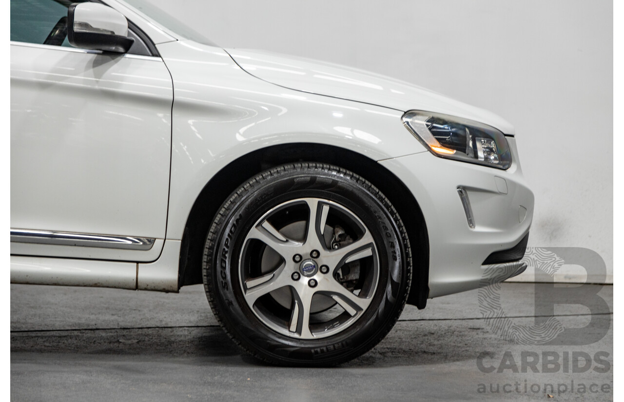 08/2014 Volvo XC60 T5 Luxury DZ MY14 4d Wagon White Turbo 2.0L