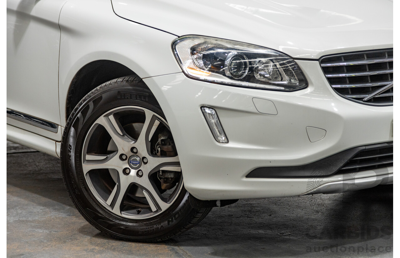 08/2014 Volvo XC60 T5 Luxury DZ MY14 4d Wagon White Turbo 2.0L