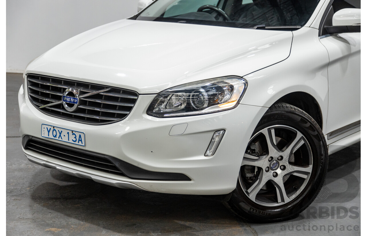 08/2014 Volvo XC60 T5 Luxury DZ MY14 4d Wagon White Turbo 2.0L