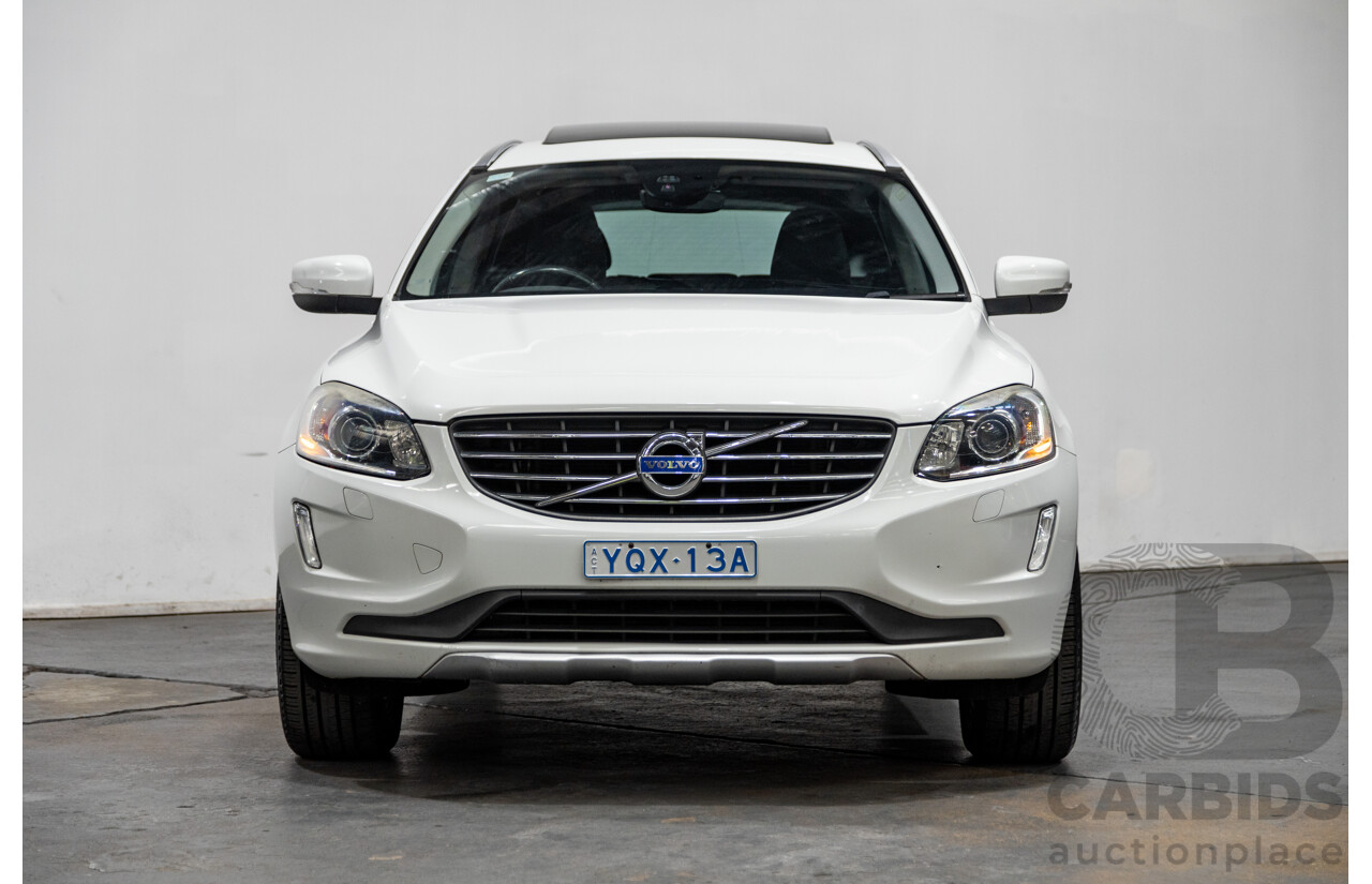 08/2014 Volvo XC60 T5 Luxury DZ MY14 4d Wagon White Turbo 2.0L