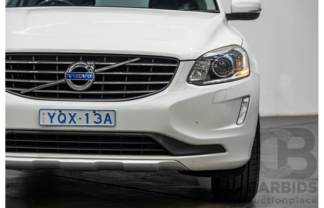 08/2014 Volvo XC60 T5 Luxury DZ MY14 4d Wagon White Turbo 2.0L