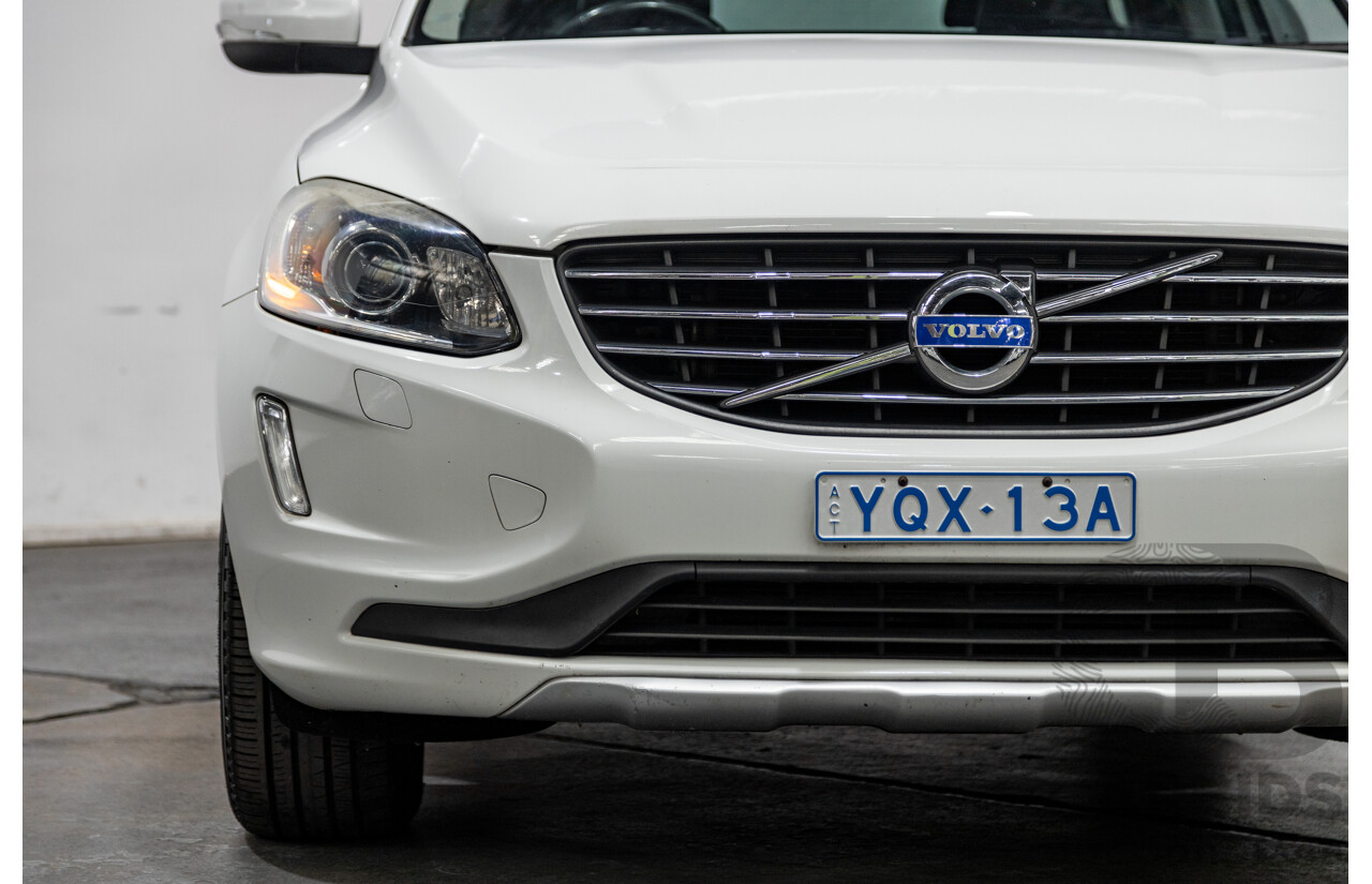 08/2014 Volvo XC60 T5 Luxury DZ MY14 4d Wagon White Turbo 2.0L