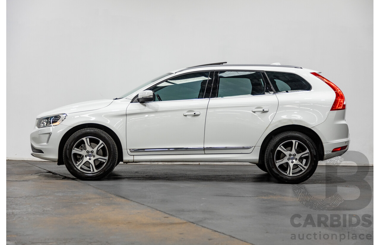 08/2014 Volvo XC60 T5 Luxury DZ MY14 4d Wagon White Turbo 2.0L