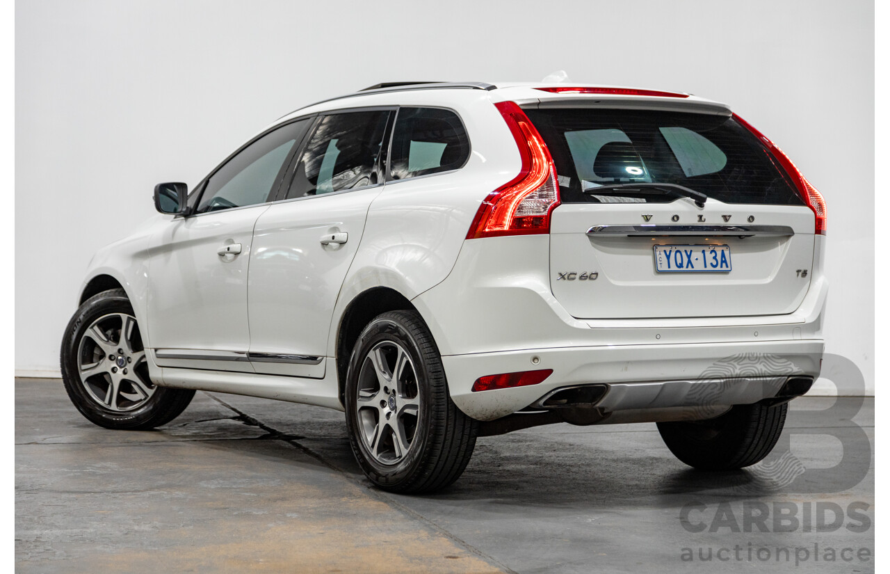 08/2014 Volvo XC60 T5 Luxury DZ MY14 4d Wagon White Turbo 2.0L