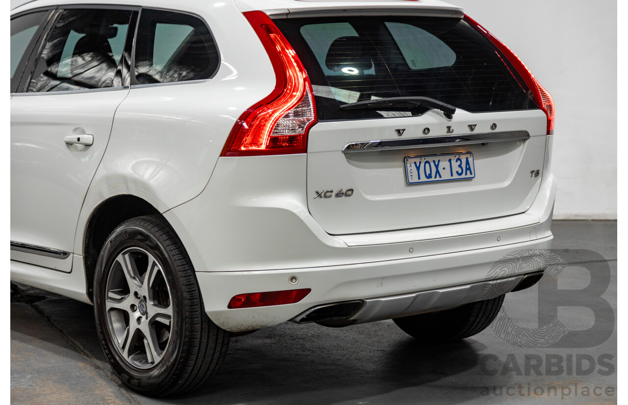 08/2014 Volvo XC60 T5 Luxury DZ MY14 4d Wagon White Turbo 2.0L