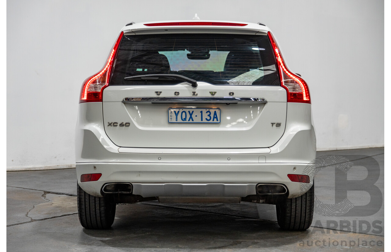 08/2014 Volvo XC60 T5 Luxury DZ MY14 4d Wagon White Turbo 2.0L