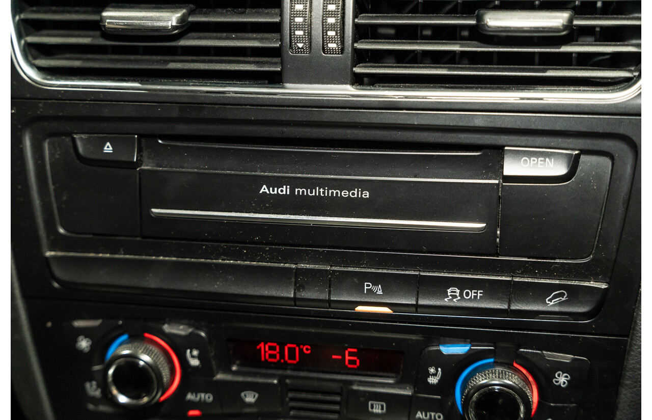 1/2011 Audi Q5 3.0 TDI Quattro (AWD) 8R MY11 4d Wagon Metallic Black Turbo Diesel V6 3.0L