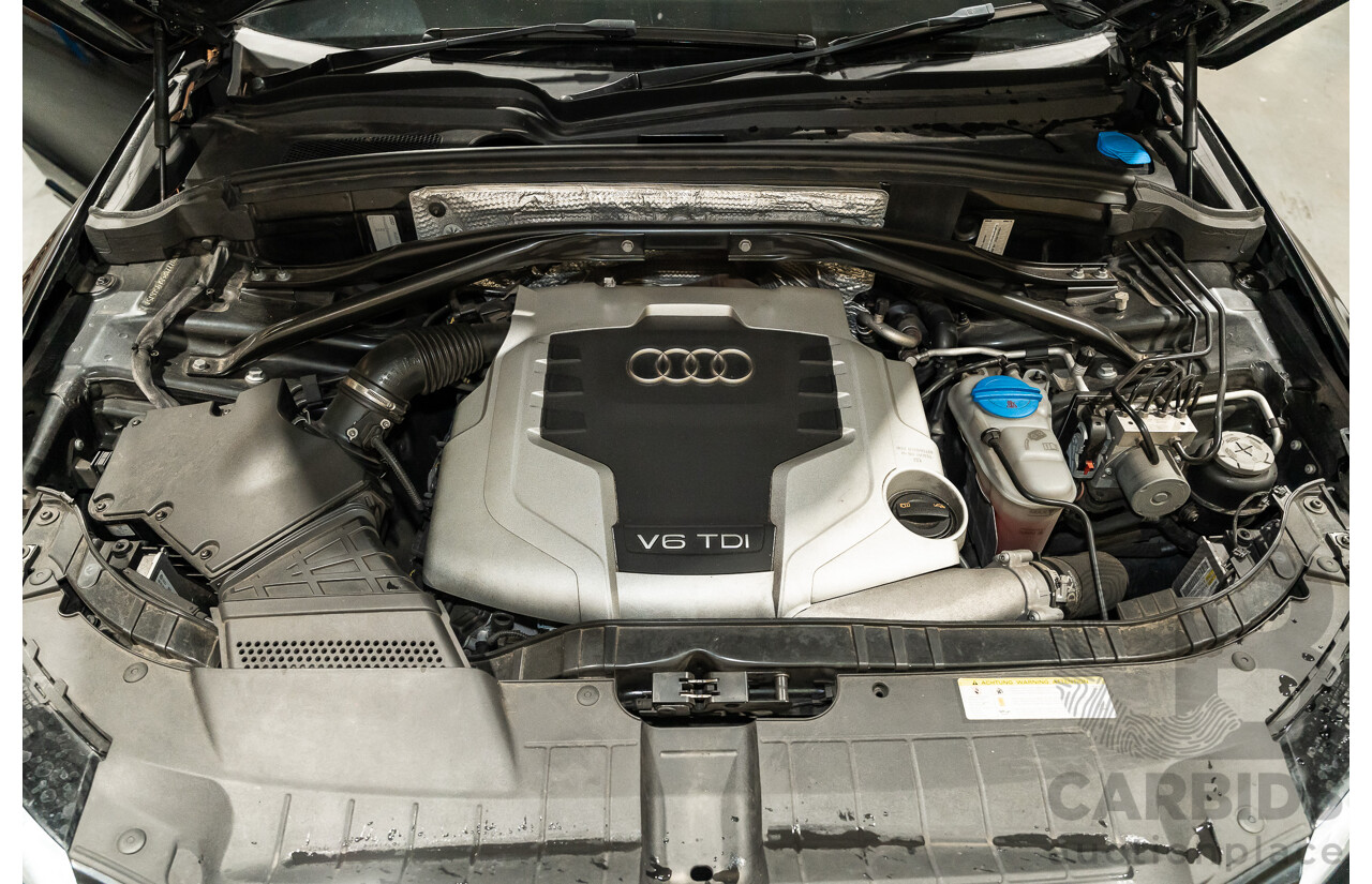 1/2011 Audi Q5 3.0 TDI Quattro (AWD) 8R MY11 4d Wagon Metallic Black Turbo Diesel V6 3.0L