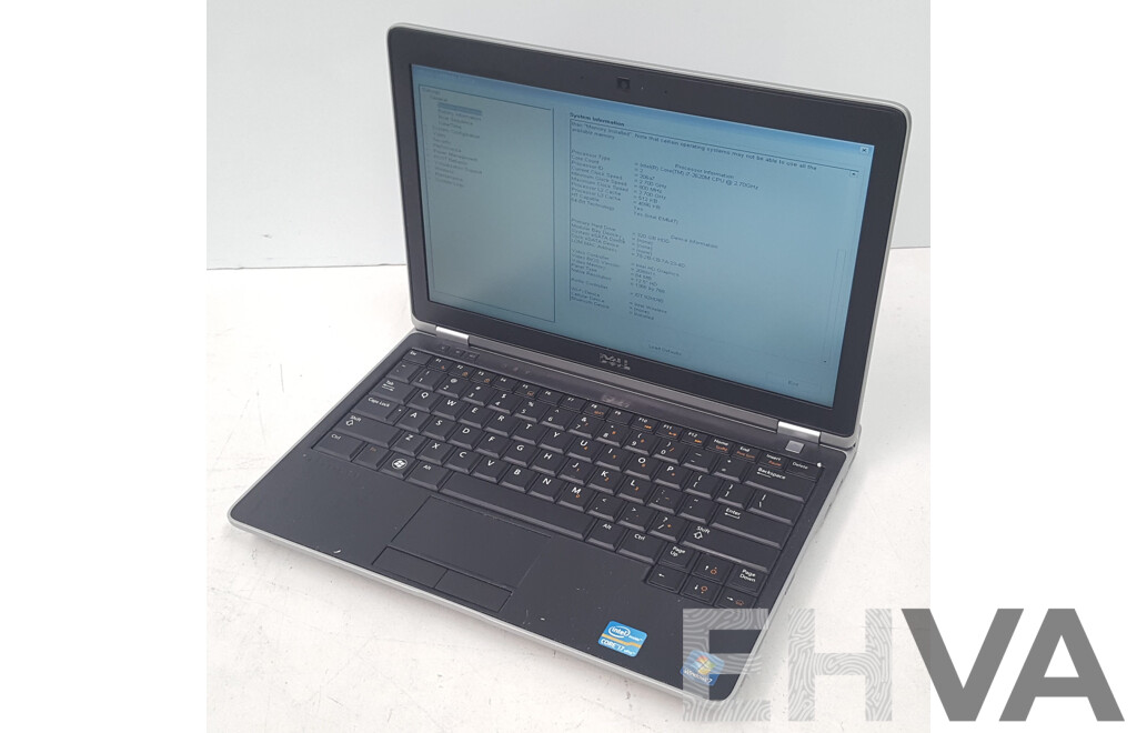 Dell Latitude E6220 Intel Core i7 (2620M) 2.70GHz-3.40GHz 2-Core CPU 12.5-Inch Laptop