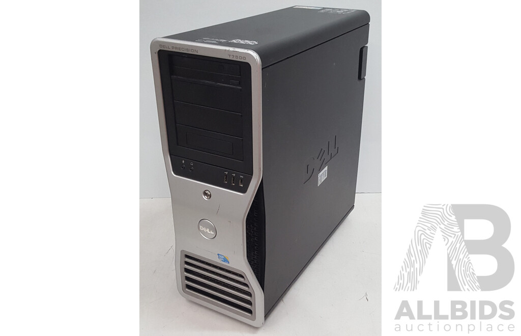 Dell Precision T7500 Intel Xeon (E5520) 2.26GHz-2.53GHz 4-Core CPU Workstation w/ NVIDIA Quadro FX 580