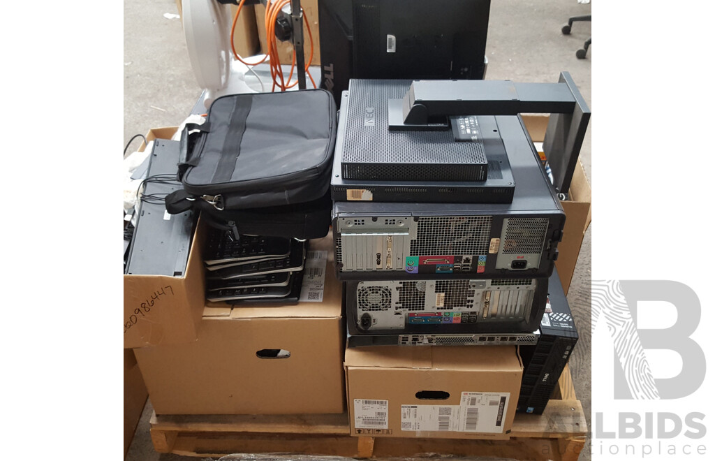 Bulk Lot of Assorted IT Equipment & Accessories