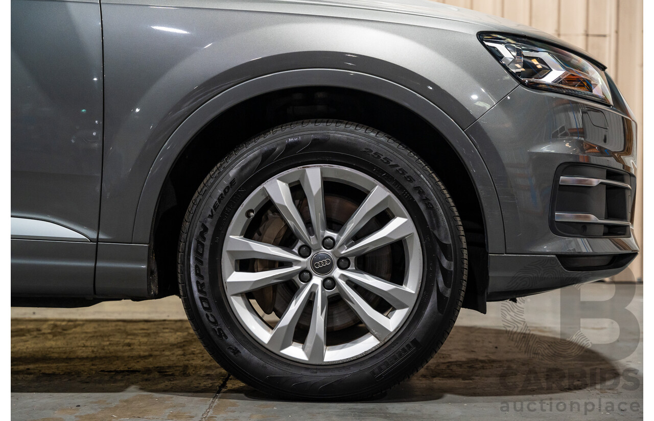 05/2016 Audi Q7 3.0 TDI Quattro (AWD) 4M MY16 Metallic Grey Turbo Diesel 3.0L - 7 Seater