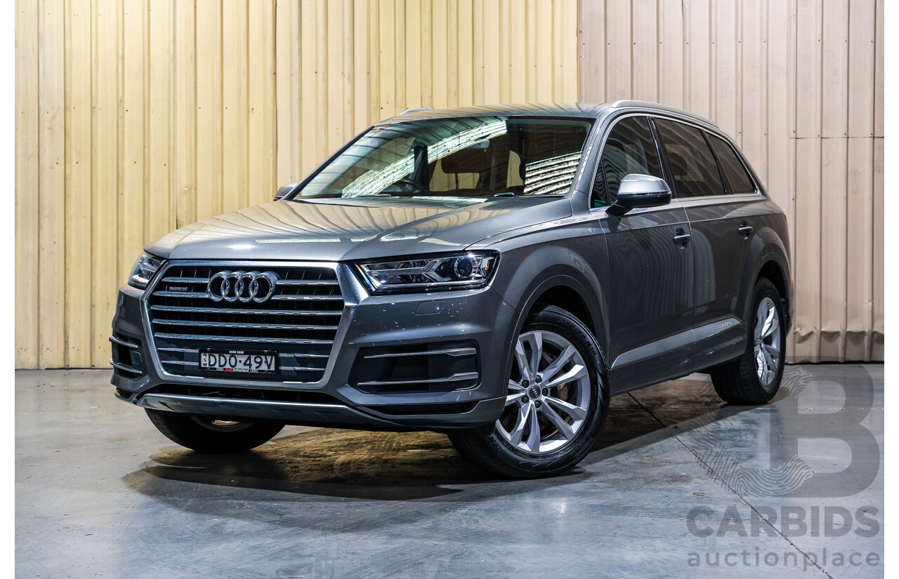 05/2016 Audi Q7 3.0 TDI Quattro (AWD) 4M MY16 Metallic Grey Turbo Diesel 3.0L - 7 Seater