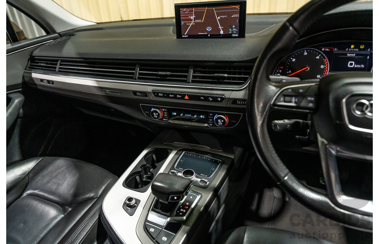 05/2016 Audi Q7 3.0 TDI Quattro (AWD) 4M MY16 Metallic Grey Turbo Diesel 3.0L - 7 Seater