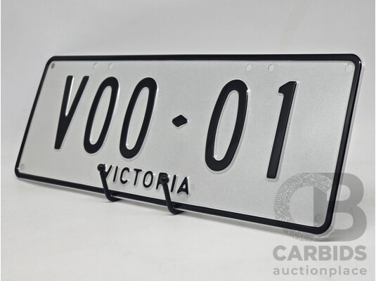 Victorian VIC 5 Character Number Plate V00.01