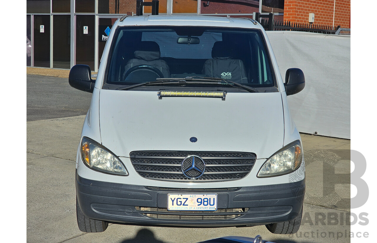 8/2004 Mercedes-Benz Vito 115cdi Compact  4d Van White 2.1L