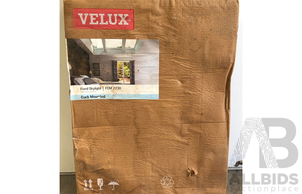 Velux FCM 2230 Flat Roof Fixed Skylight - New