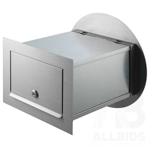 Sandleford Halo Stainless Steel Brick Insert Mail Box - Brand New