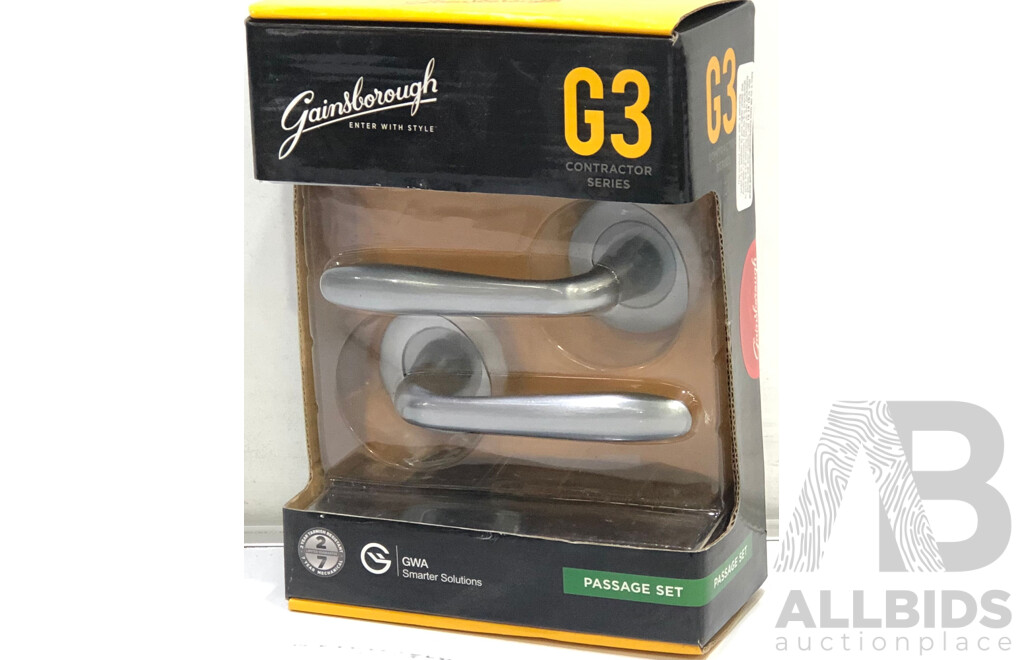 Gainsborough Alyssia Passage Set Door Handle - Brand New