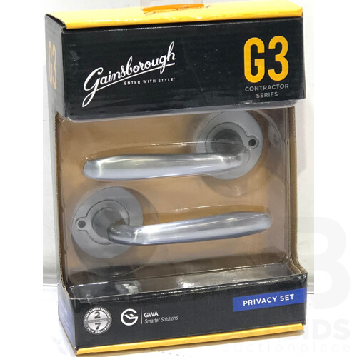 Gainsborough Alyssia Privacy Set Door Handle - Brand New