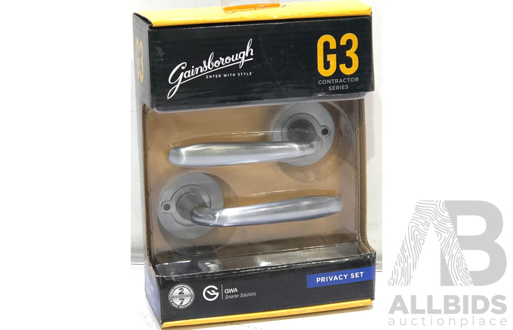 Gainsborough Alyssia Privacy Set Door Handle - Brand New