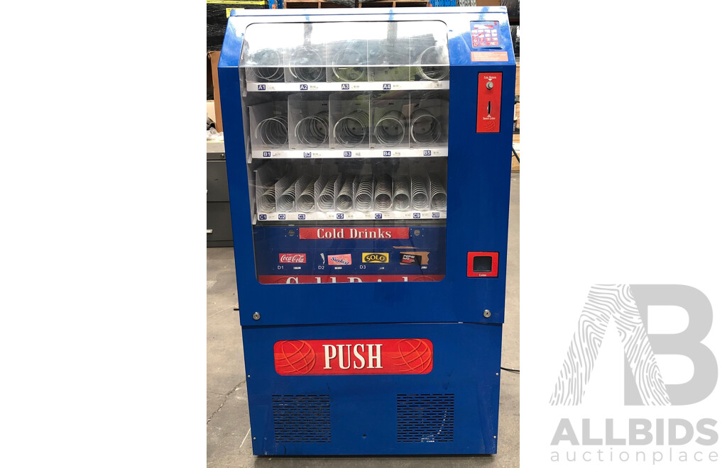 Seaga Coin Operated Snack and Cold Drink Vending Machine