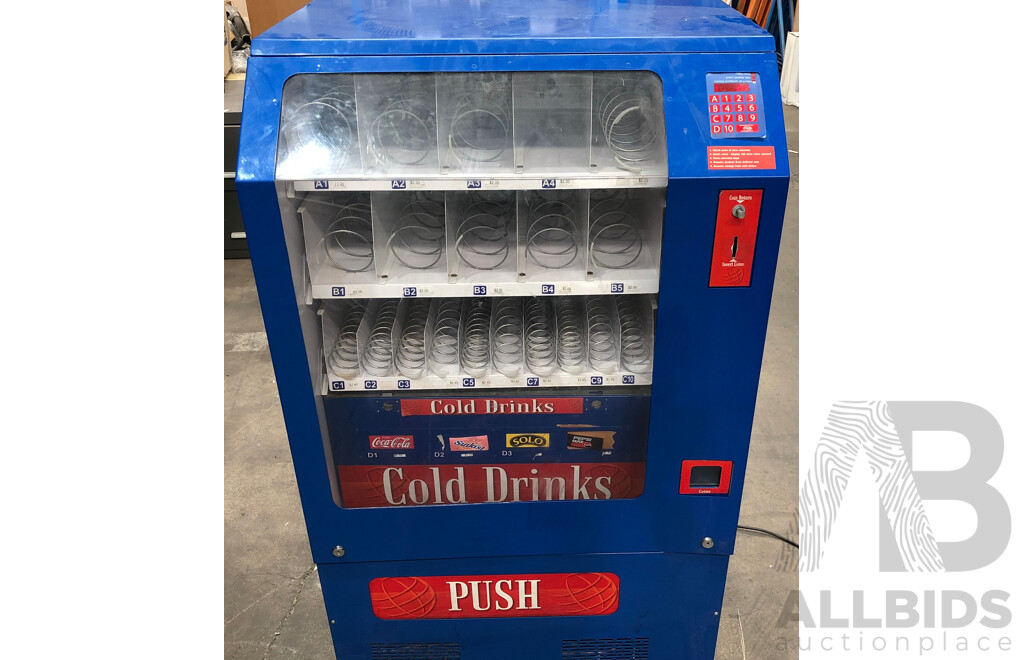 Seaga Coin Operated Snack and Cold Drink Vending Machine