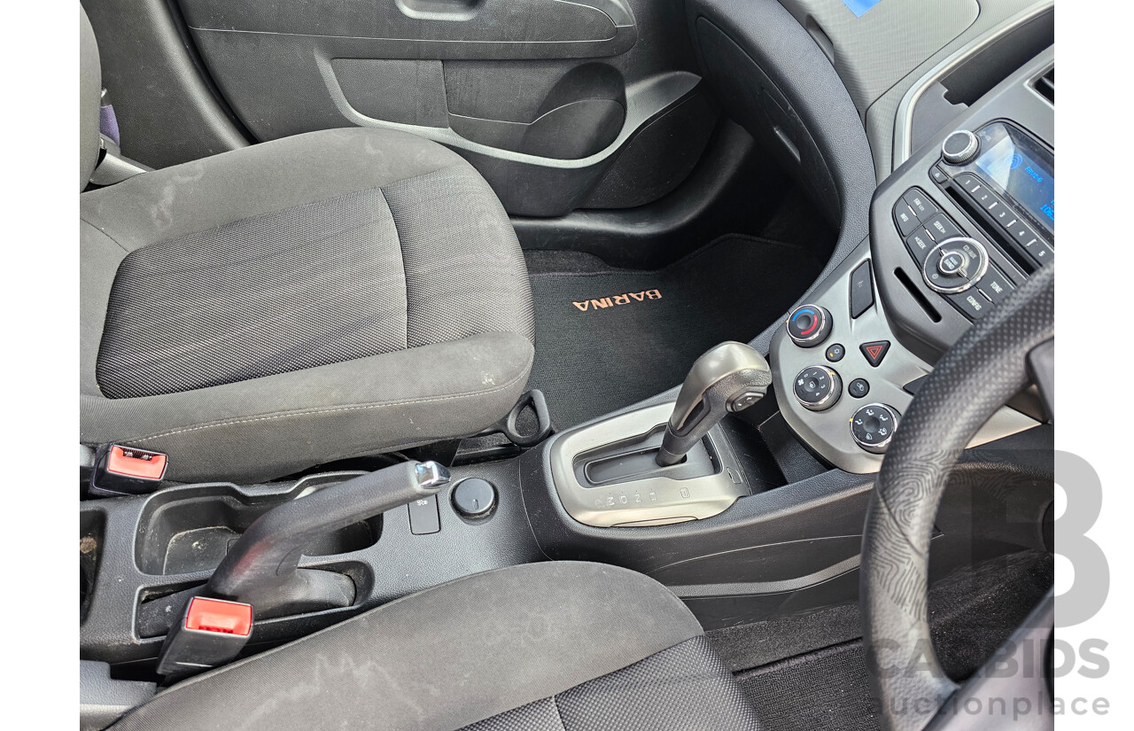 7/2015 Holden Barina CD TM MY15 5d Hatchback White 1.6L