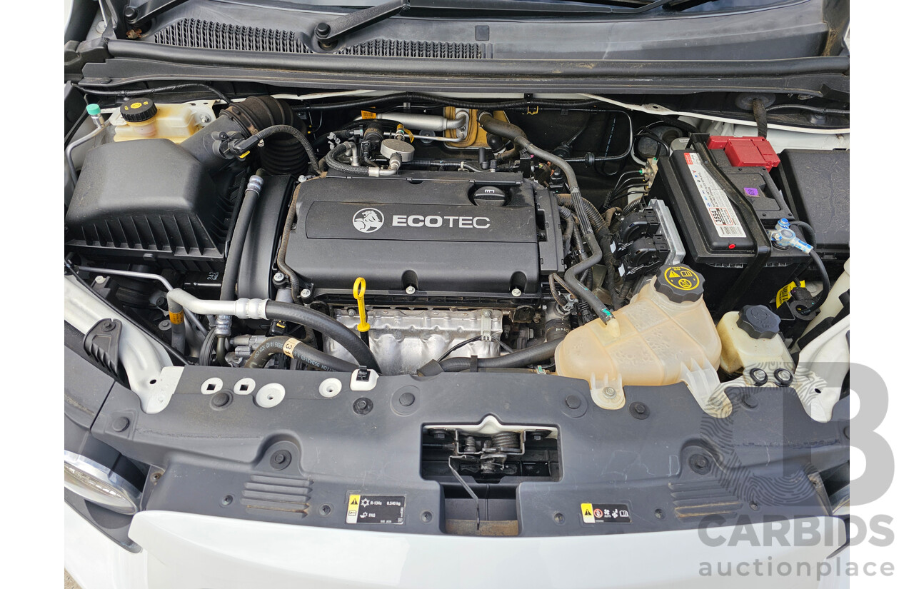 7/2015 Holden Barina CD TM MY15 5d Hatchback White 1.6L
