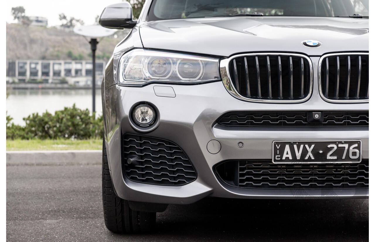 9/2016 BMW X3 X-Drive 20d LCI (AWD) F25 M-Sport Package 4d Wagon Space Grey Metallic Turbo Diesel 2.0L