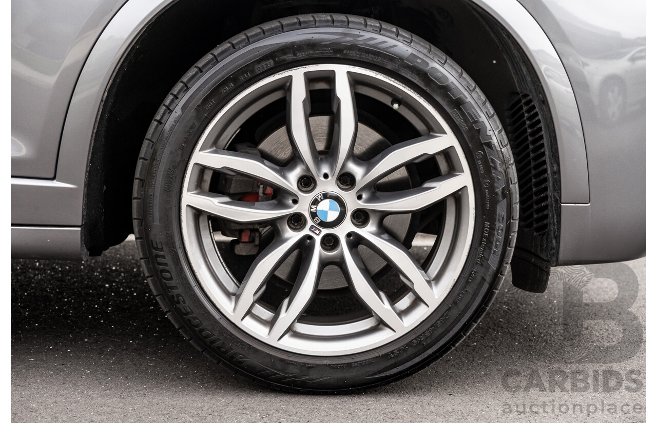 9/2016 BMW X3 X-Drive 20d LCI (AWD) F25 M-Sport Package 4d Wagon Space Grey Metallic Turbo Diesel 2.0L