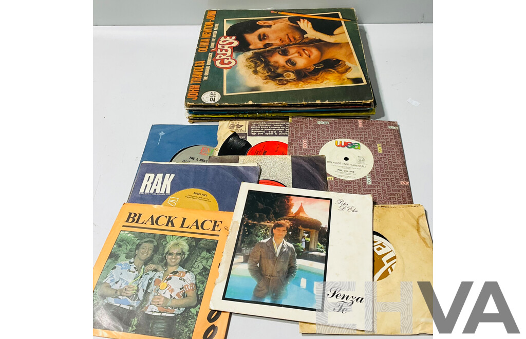 Collection Vinyl LP and Seven Inch Singles Records, Mostly 1970s and 80s Including Street Beat 1984 Vol 1 & 2, Muppets Movie Soundtrack and More
