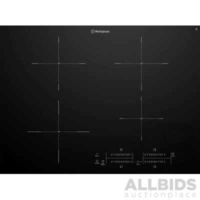 Westinghouse 70cm Black Ceramic Induction Cooktop - Brand New