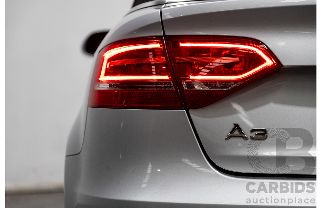 09/2009 Audi A3 2.0 TFSI Ambition 8P 2d Cabriolet Metallic Silver Turbo 2.0L