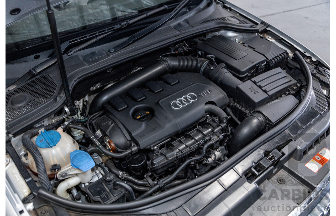 09/2009 Audi A3 2.0 TFSI Ambition 8P 2d Cabriolet Metallic Silver Turbo 2.0L