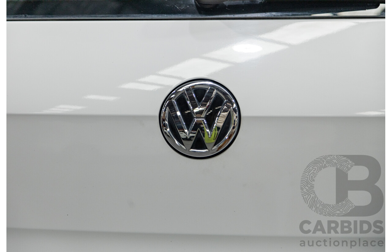 5/2018 Volkswagen Golf 110TSI Trendline MK7.5 AU MY18 5d Hatchback White Turbo 1.4L