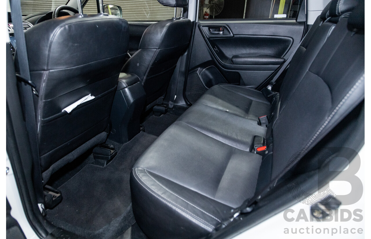 8/2016 Subaru Forester 2.0d-S (AWD) MY16 4d Wagon Pearl White Metallic Turbo Diesel 2.0L