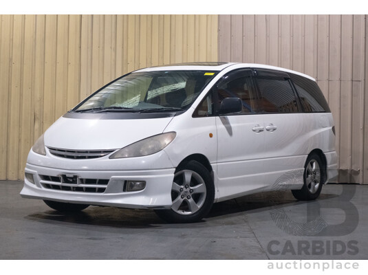1/2002 Toyota Estima 4d Wagon White 2.4L - 01/2013 Import