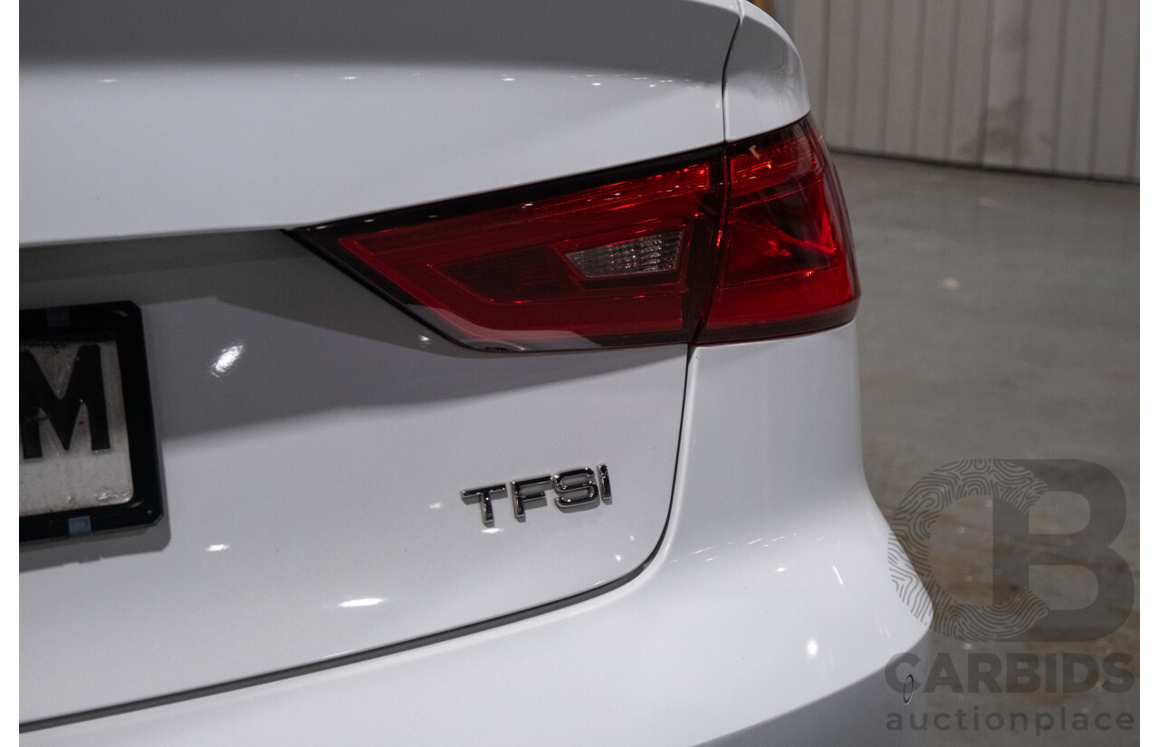 1/2016 Audi A3 1.4 TFSI Attraction 8V MY16 5d Sedan White Turbo 1.4L
