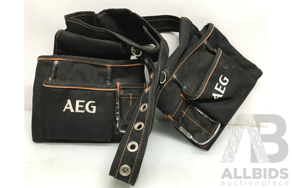AEG Tradesman Tool Belt - Lot of 2