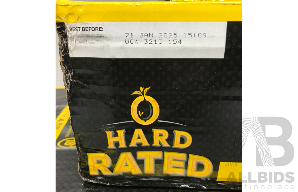 Hard Rated Alcoholic Lemon 375mL (24 Pack) - Lot of 6 Boxes