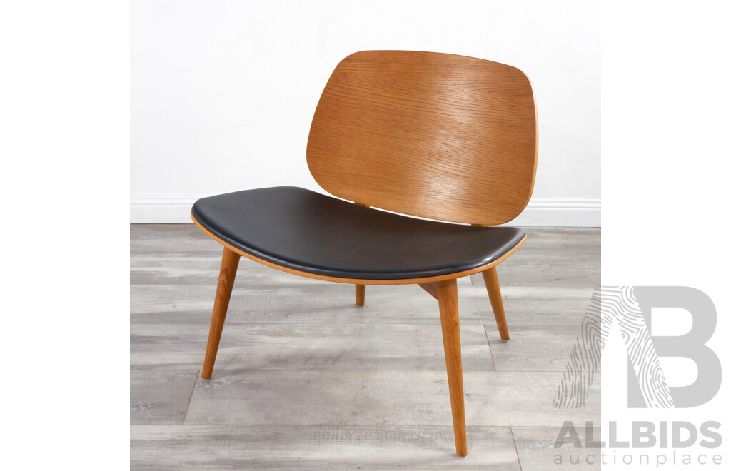 Oak Lounge Chair by Skandiform