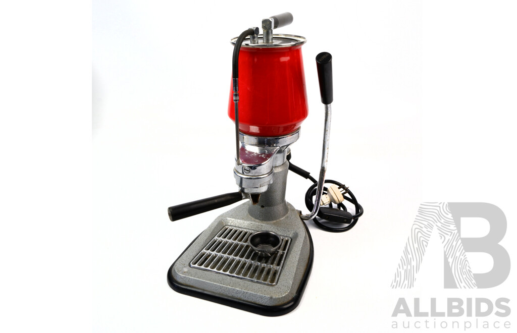 Very Funky 1970s La Pepino Lever Espresso Machine with Baskets and Arm