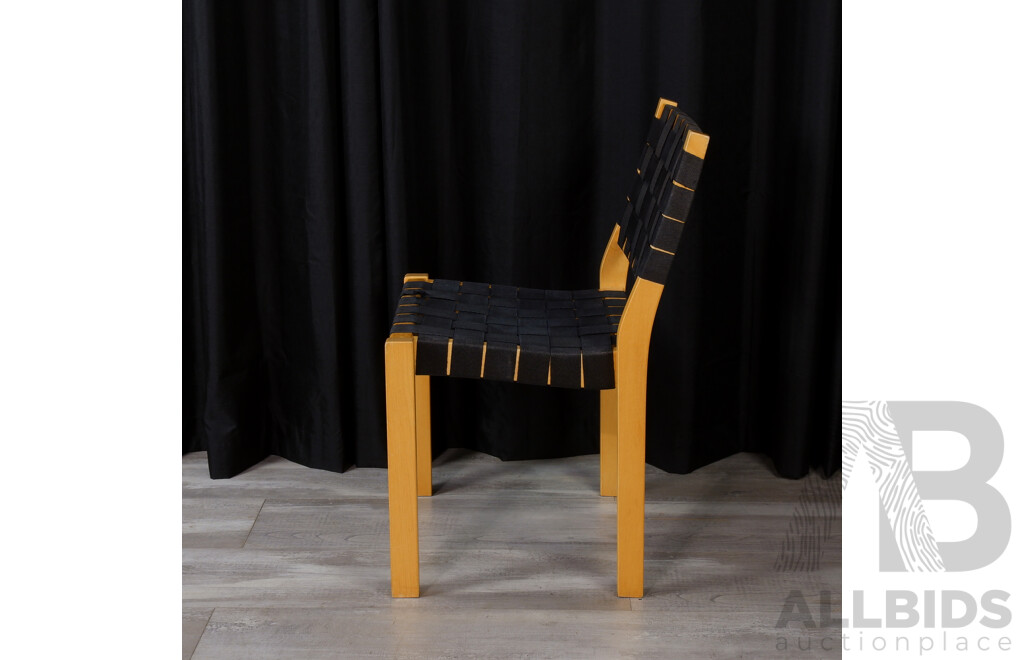 Webbed Dining Chair by Alvar Aalto for Artek, Finland