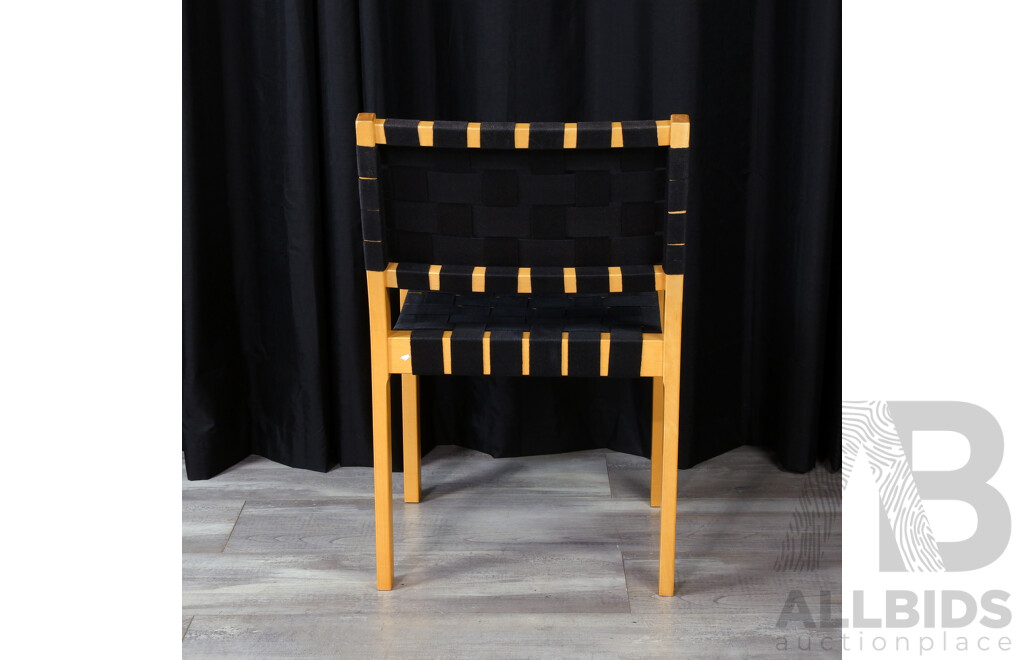 Webbed Dining Chair by Alvar Aalto for Artek, Finland