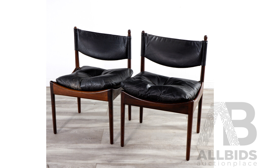 Pair of Kristian Vedel by Søren Willadsen Møbelfabrik Modus Chairs
